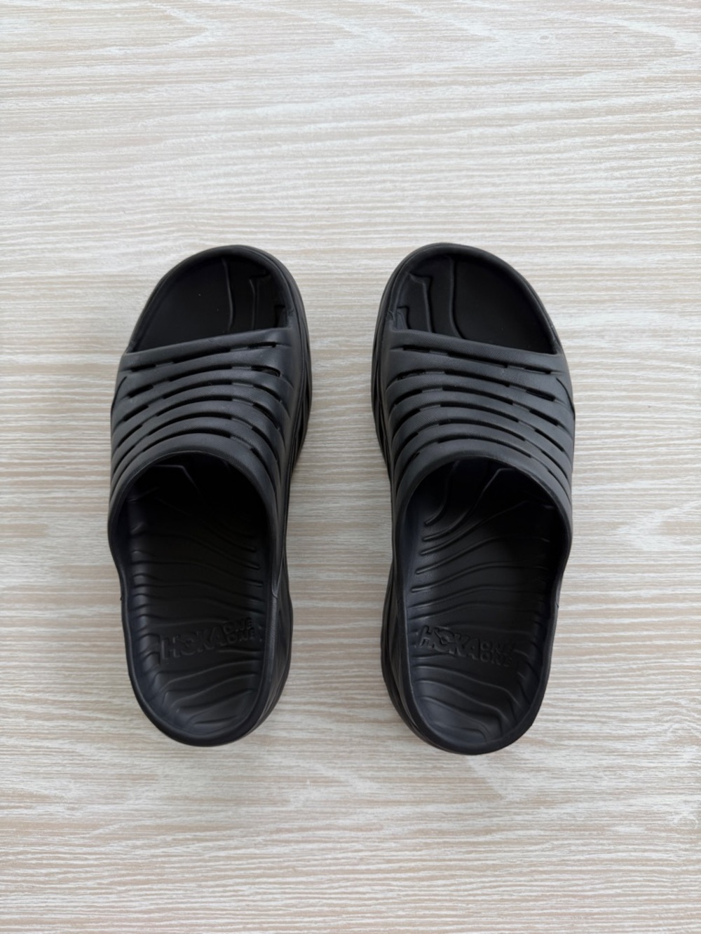 Hoka Men's Black Slide Sandals